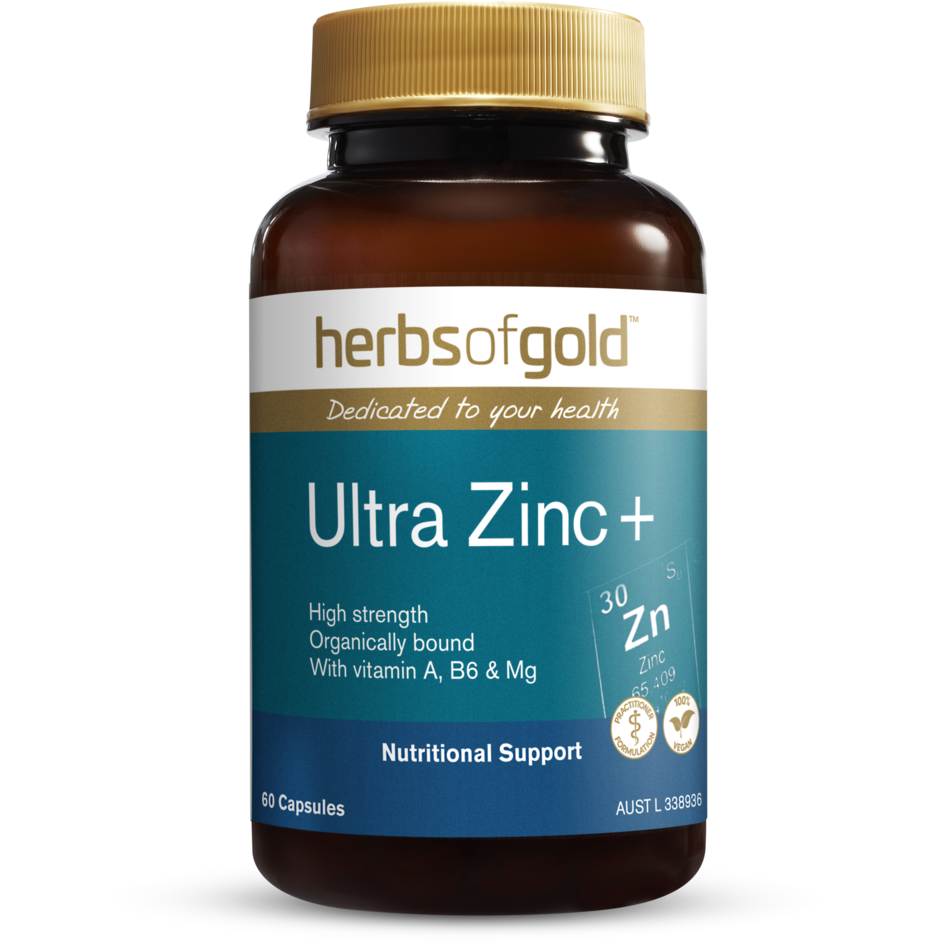 Ultra Zinc + Herbs of Gold NTS Newtown Supplement Store Sydney